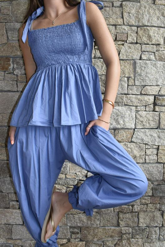 Paloma Bandeau Cami Denim
